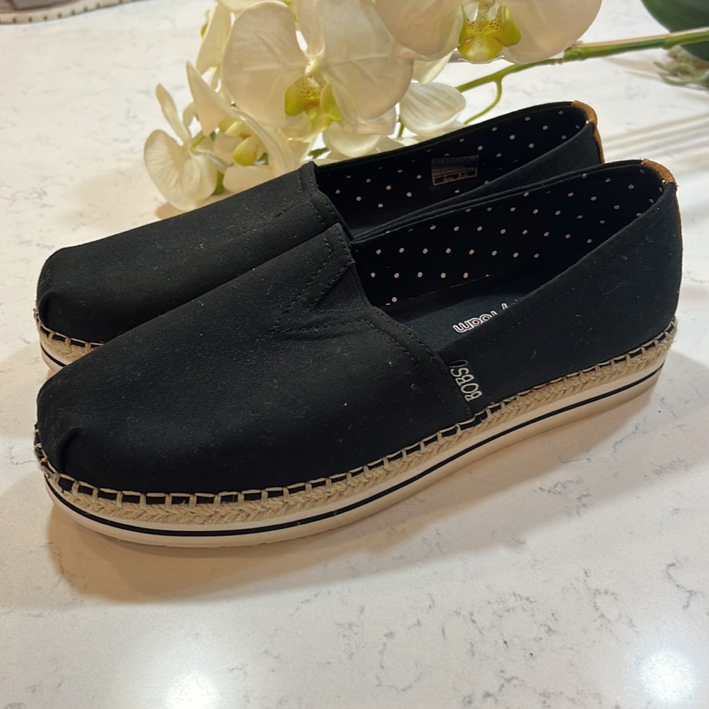 BOBS from Skechers Black Espadrilles